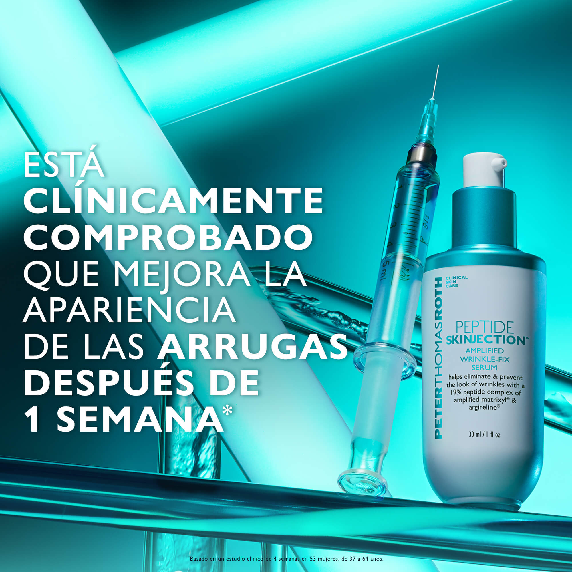 PEPTIDE SKINJECTION™ AMPLIFIED WRINKLE-FIX REFILLABLE SERUM (SUERO LIGERO)
